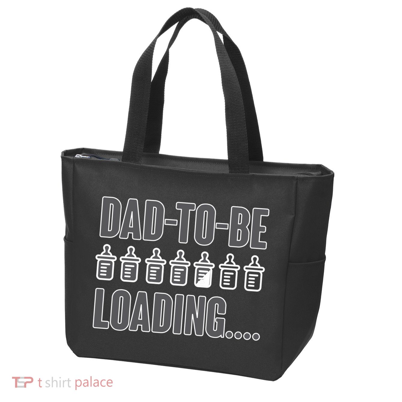 Dad To Be Loading Zip Tote Bag