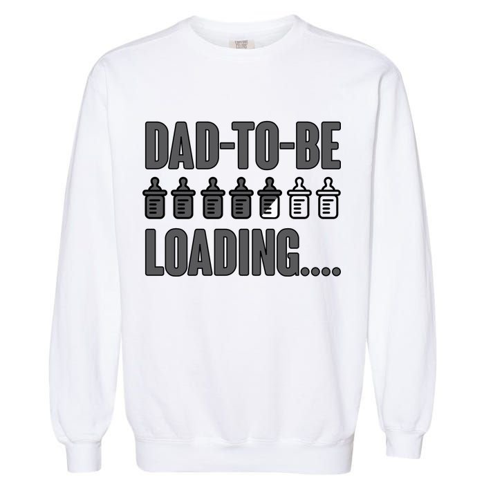 Dad To Be Loading Garment-Dyed Sweatshirt