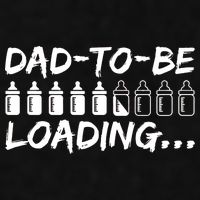 Dad To Be Loading Future Daddy Ladies PosiCharge Tri-Blend Wicking Tank