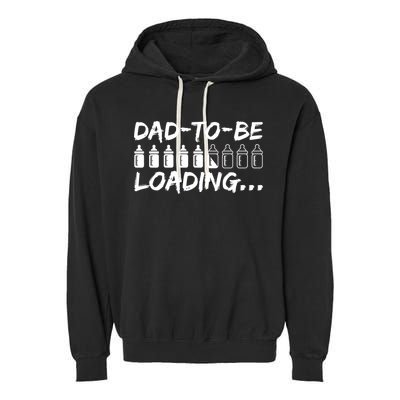Dad To Be Loading Future Daddy Garment-Dyed Fleece Hoodie