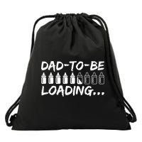 Dad To Be Loading Future Daddy Drawstring Bag