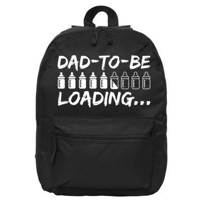 Dad To Be Loading Future Daddy 16 in Basic Backpack