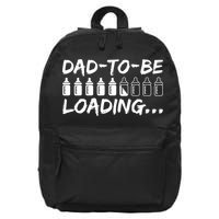 Dad To Be Loading Future Daddy 16 in Basic Backpack