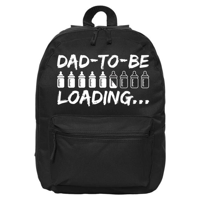 Dad To Be Loading Future Daddy 16 in Basic Backpack