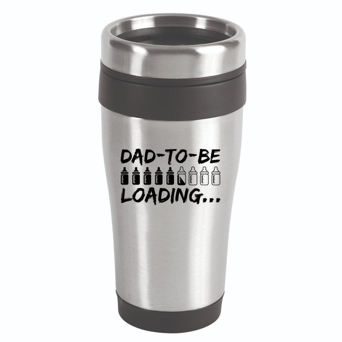 Dad To Be Loading Future Daddy 16oz Travel Tumbler