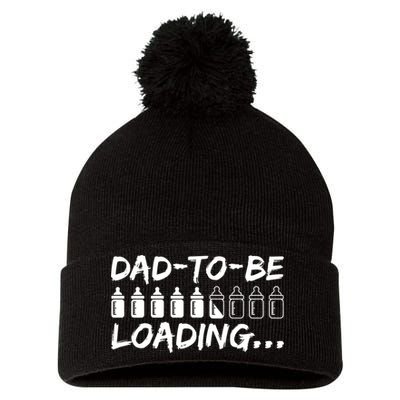 Dad To Be Loading Future Daddy Pom Pom 12in Knit Beanie