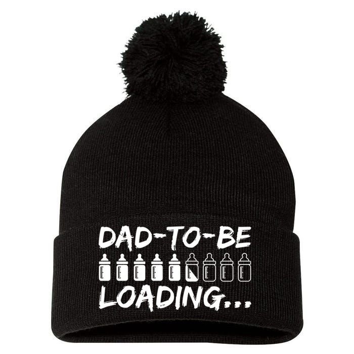 Dad To Be Loading Future Daddy Pom Pom 12in Knit Beanie