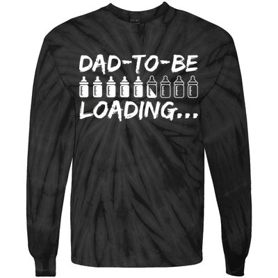 Dad To Be Loading Future Daddy Tie-Dye Long Sleeve Shirt
