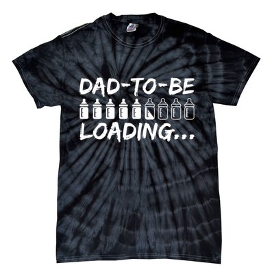 Dad To Be Loading Future Daddy Tie-Dye T-Shirt