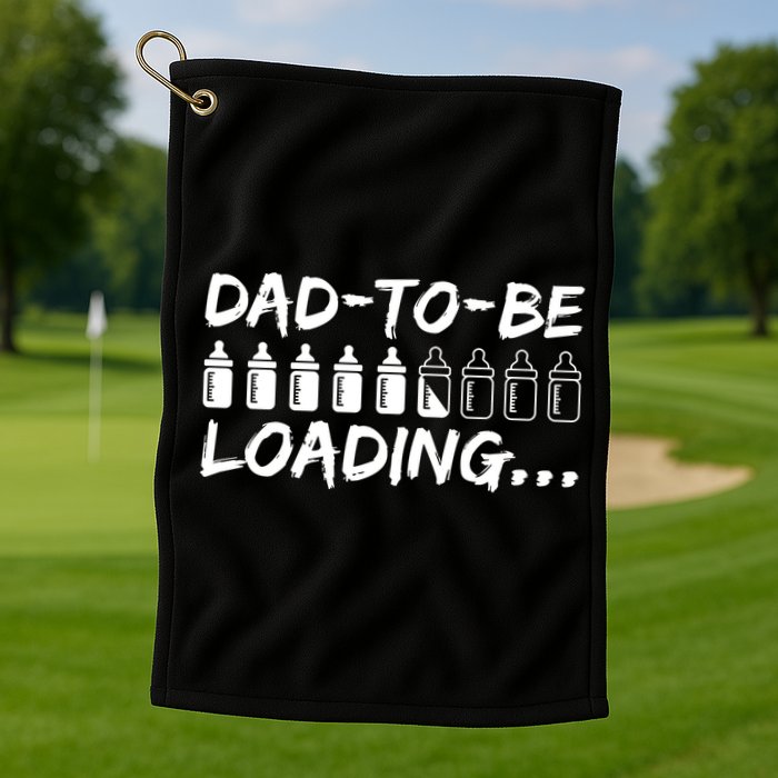Dad To Be Loading Future Daddy Golf Towel