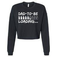 Dad To Be Loading Future Daddy Cropped Pullover Crew
