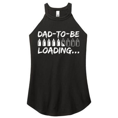 Dad To Be Loading Future Daddy Women's Perfect Tri Rocker Tank