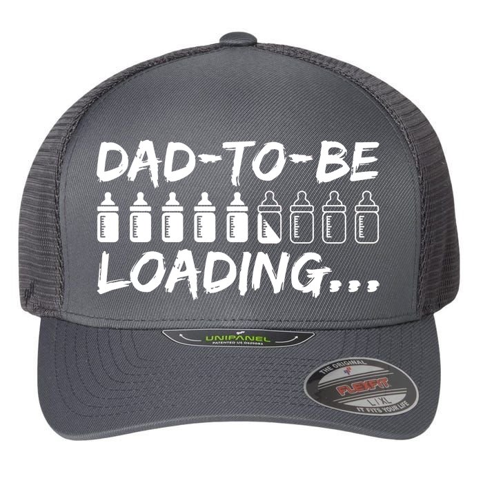 Dad To Be Loading Future Daddy Flexfit Unipanel Trucker Cap