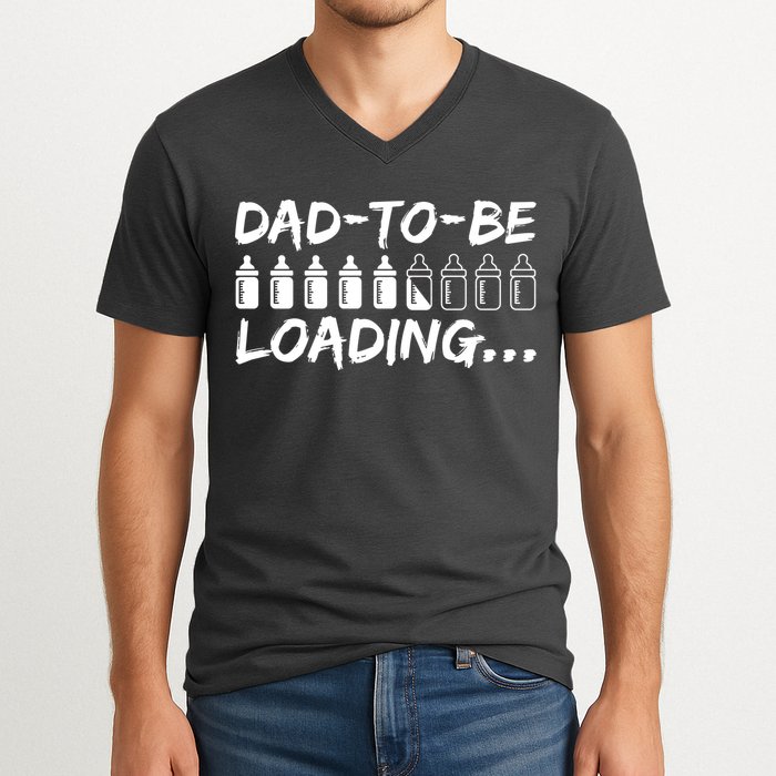Dad To Be Loading Future Daddy V-Neck T-Shirt