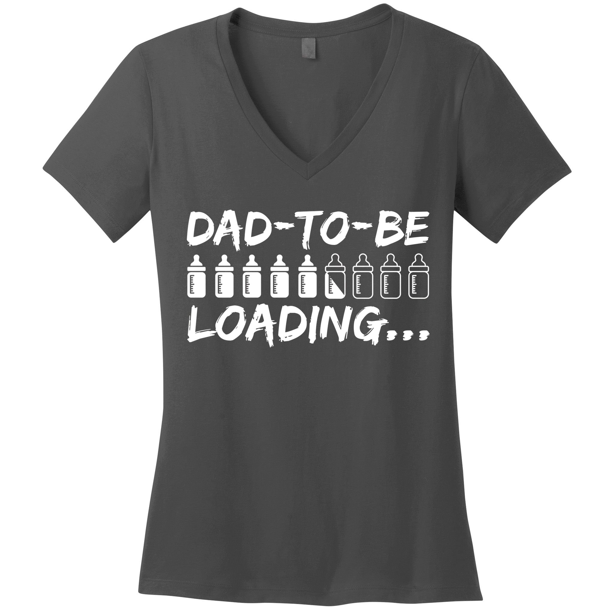Dad To Be Loading Future Daddy Women's V-Neck T-Shirt