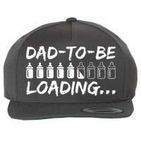 Dad To Be Loading Future Daddy Wool Snapback Cap