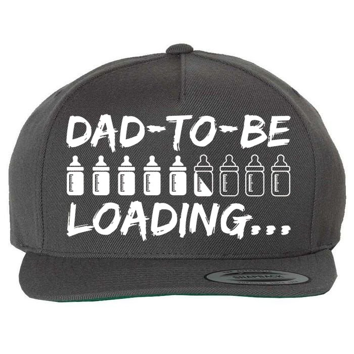 Dad To Be Loading Future Daddy Wool Snapback Cap