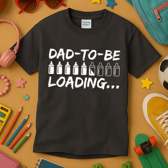 Dad To Be Loading Future Daddy Kids T-Shirt