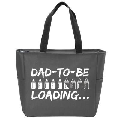 Dad To Be Loading Future Daddy Zip Tote Bag
