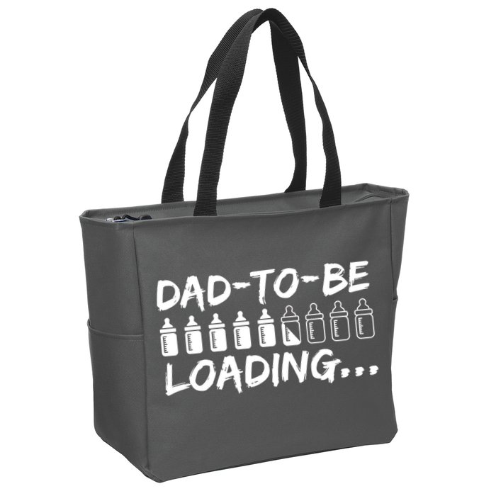 Dad To Be Loading Future Daddy Zip Tote Bag