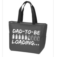 Dad To Be Loading Future Daddy Zip Tote Bag