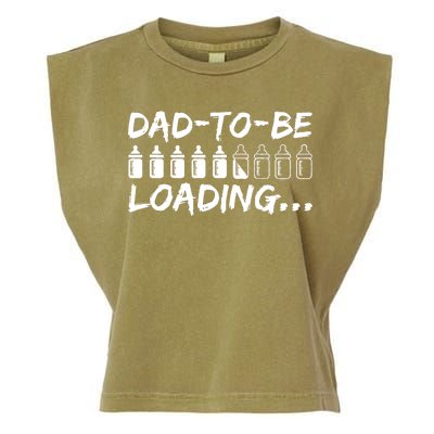 Dad To Be Loading Future Daddy Garment-Dyed Women's Muscle Tee