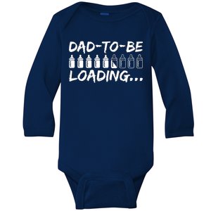 Dad To Be Loading Future Daddy Baby Long Sleeve Bodysuit