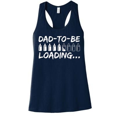 Dad To Be Loading Future Daddy Women's Racerback Tank