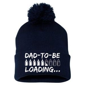 Dad To Be Loading Future Daddy Pom Pom 12in Knit Beanie