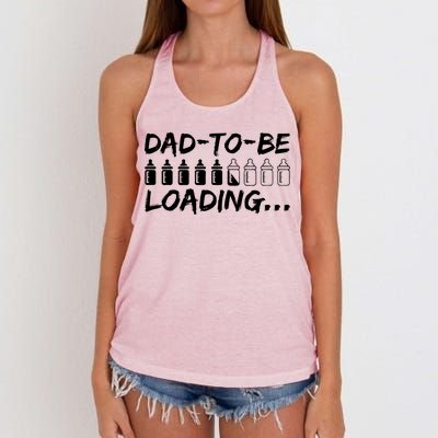 Dad To Be Loading Future Daddy Women's Knotted Racerback Tank