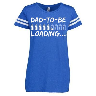 Dad To Be Loading Future Daddy Enza Ladies Jersey Football T-Shirt