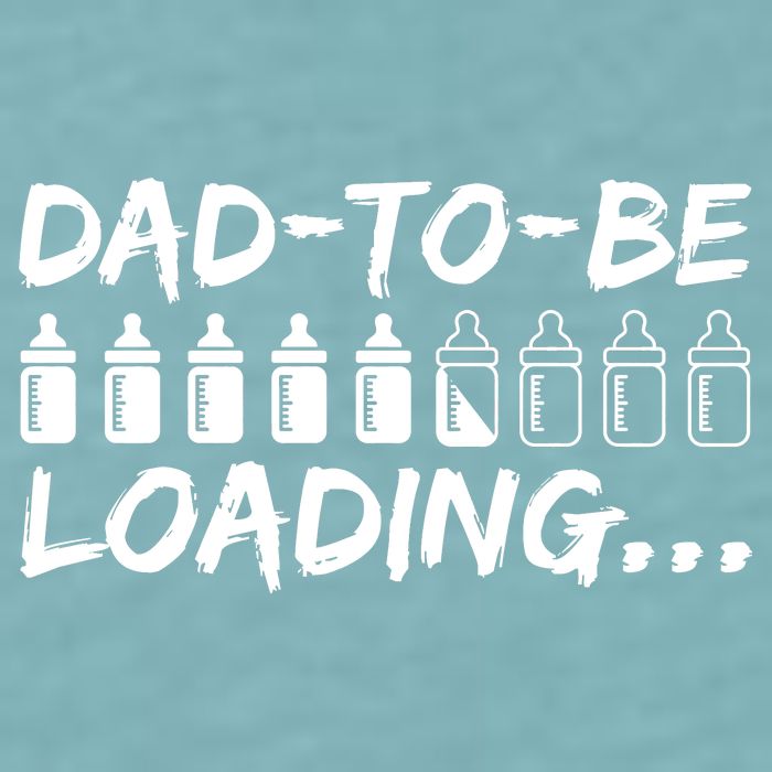 Dad To Be Loading Future Daddy Sueded Cloud Jersey T-Shirt