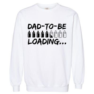 Dad To Be Loading Future Daddy Garment-Dyed Sweatshirt