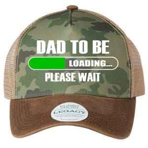 Dad To Be Loading Please Wait Legacy Tie Dye Trucker Hat