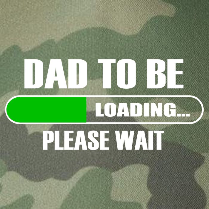 Dad To Be Loading Please Wait Legacy Tie Dye Trucker Hat