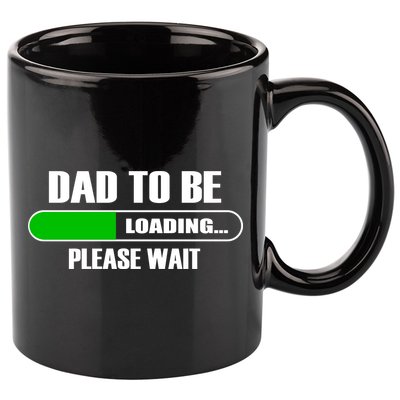 Dad To Be Loading Please Wait 11oz C Handle Ceramic Mug
