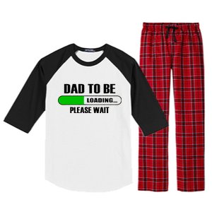 Dad To Be Loading Please Wait Raglan Sleeve Pajama Set