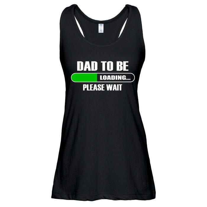 Dad To Be Loading Please Wait Ladies Essential Flowy Tank