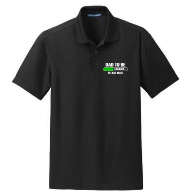 Dad To Be Loading Please Wait Dry Zone Grid Polo