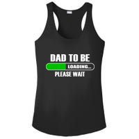 Dad To Be Loading Please Wait Ladies PosiCharge Competitor Racerback Tank