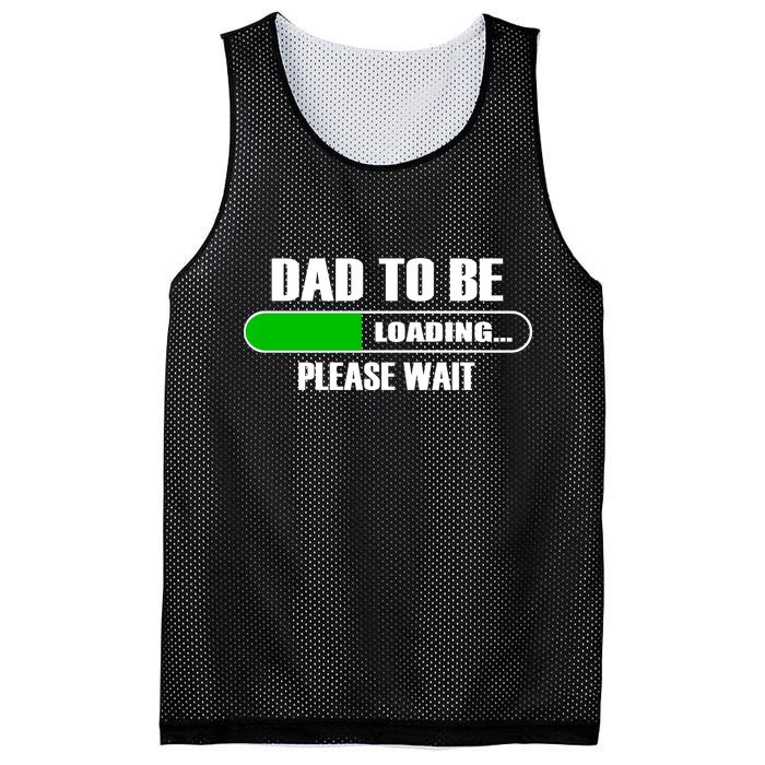 Dad To Be Loading Please Wait Mesh Reversible Basketball Jersey Tank