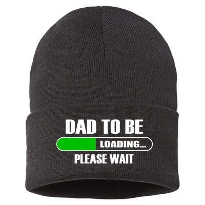 Dad To Be Loading Please Wait Sustainable Knit Beanie