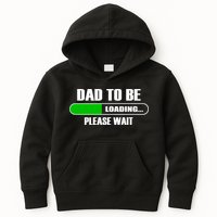 Dad To Be Loading Please Wait Kids Hoodie
