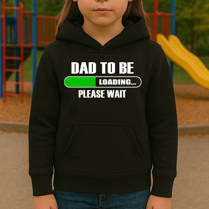 Dad To Be Loading Please Wait Kids Hoodie