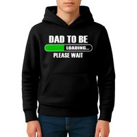 Dad To Be Loading Please Wait Kids Hoodie