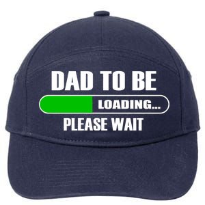 Dad To Be Loading Please Wait 7-Panel Snapback Hat