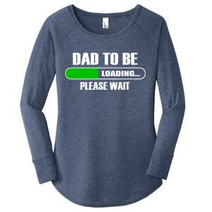 Dad To Be Loading Please Wait Women's Perfect Tri Tunic Long Sleeve Shirt