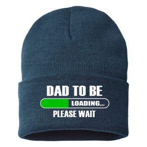 Dad To Be Loading Please Wait Sustainable Knit Beanie