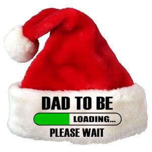 Dad To Be Loading Please Wait Premium Christmas Santa Hat