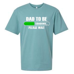 Dad To Be Loading Please Wait Sueded Cloud Jersey T-Shirt